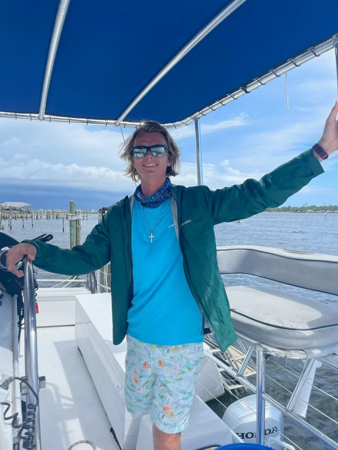 Captain Tristan at Island Time Sailing in Panama City Beach Florida.